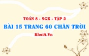 Bài 15 trang 60 Toán 8 Chân trời sáng tạo Tập 2